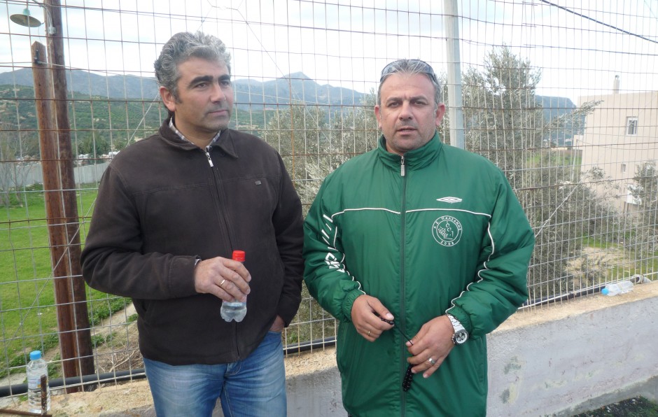 Συνομίλησαν οι πρόεδροι στο ημίχρονο στα Καλέσα