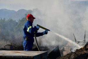 Δυο πυρκαγιές σε χώρους απορριμμάτων στην Κρήτη