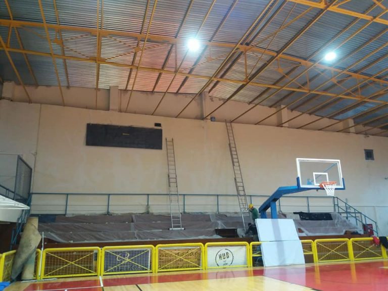 Pics | Προχωρούν οι εργασίες στο κλειστό του Λίντο