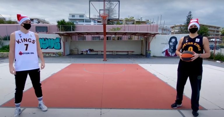 Video | Ρέθυμνο: “Φέτος τις γιορτές σουτάρουμε τρίποντα μόνο στο καλάθι της υγείας!”