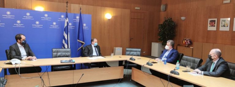 Σύσκεψη Εργασίας στο Υπουργείο Υποδομών για θέματα της Κρήτης