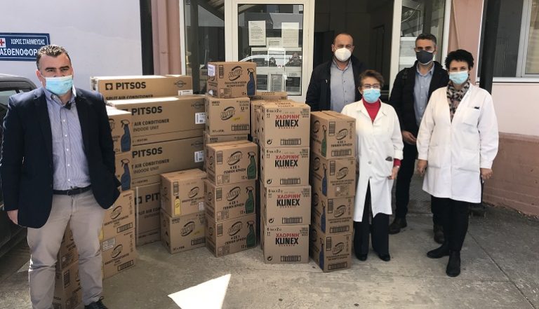 Χαλκιαδάκης και Unilever στο πλευρό του Κέντρου Υγείας Μοιρών, Τυμπακίου και Ζαρού
