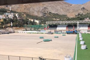 Pics | Συνεχίζονται οι εργασίες στο γήπεδο του Κρουσώνα