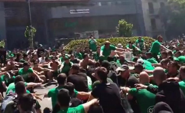 Από τη Λεωφόρο στο ΟΑΚΑ εκατοντάδες οπαδοί του Παναθηναϊκού
