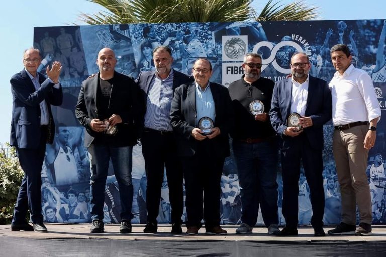 Οι βραβεύσεις των παραγόντων μπάσκετ της Κρήτης