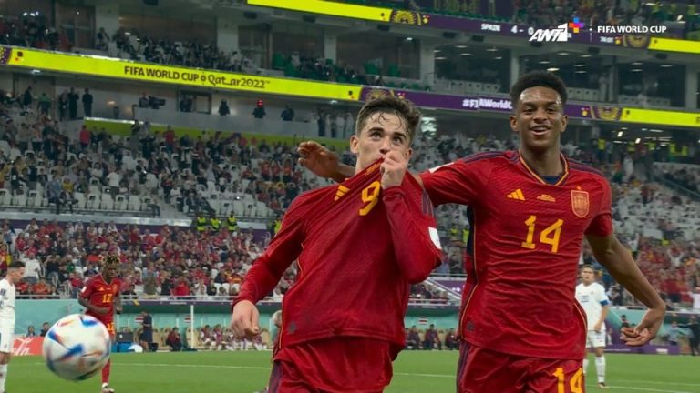 Video | Η Ισπανία κάνει το 5-0 κόντρα στην Κόστα Ρίκα με φοβερό τελείωμα του Γκάβι!