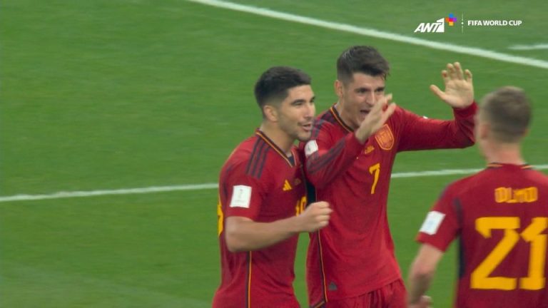 Η Ισπανία κάνει το 7-0 κόντρα στην Κόστα Ρίκα μέσα σε τρία λεπτά!