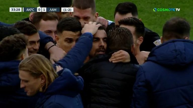 Athens Καλλιθέα – Λαμία | 0-1, εκτέλεση με γυριστό από τον Μανούσο