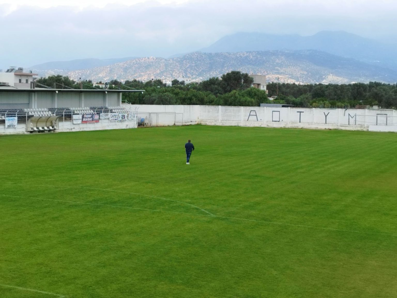 Video & Pics | Στην τελική ευθεία οι προετοιμασίες στο Τυμπάκι για τον τελικό του Κυπέλλου!