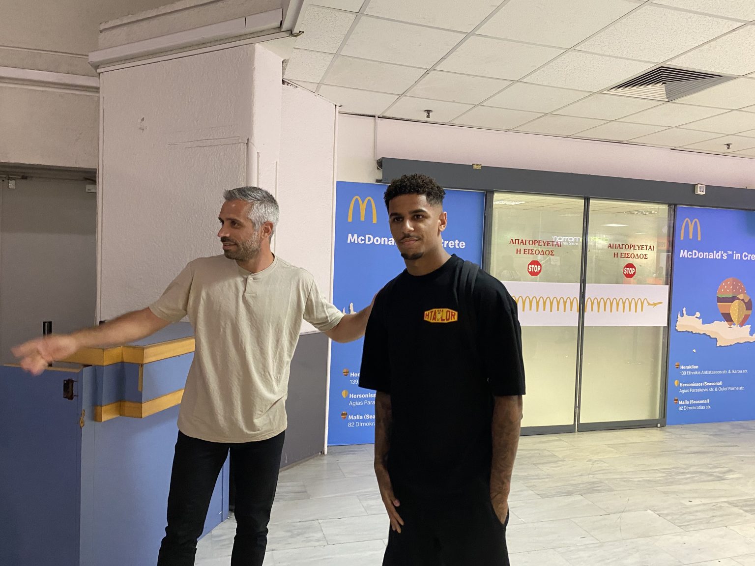 Στο Ηράκλειο ο Λερόι Αμπάντα