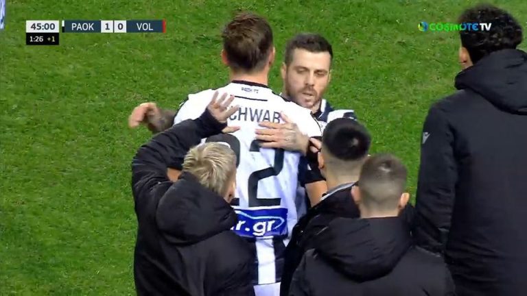 Video | ΠΑΟΚ – Βόλος ΝΠΣ 1-0: Eυστοχεί από την άσπρη βούλα ο Σβαμπ