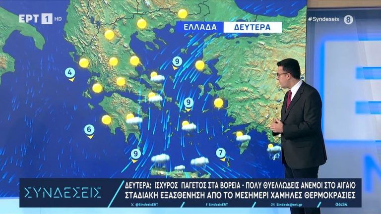 Video | Καιρός: Ισχυρός παγετός και χιόνια στα βόρεια