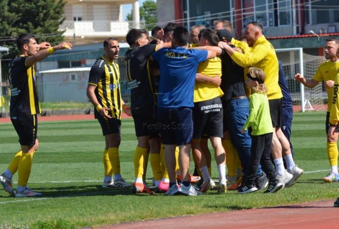 Η Αναγέννηση Καρδίτσας κατέκτησε το πρωτάθλημα και πήρε την άνοδο για την Super League 2
