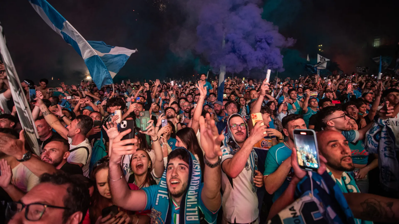 Χαμός στην πόλη της Νάπολη για το πρωτάθλημα