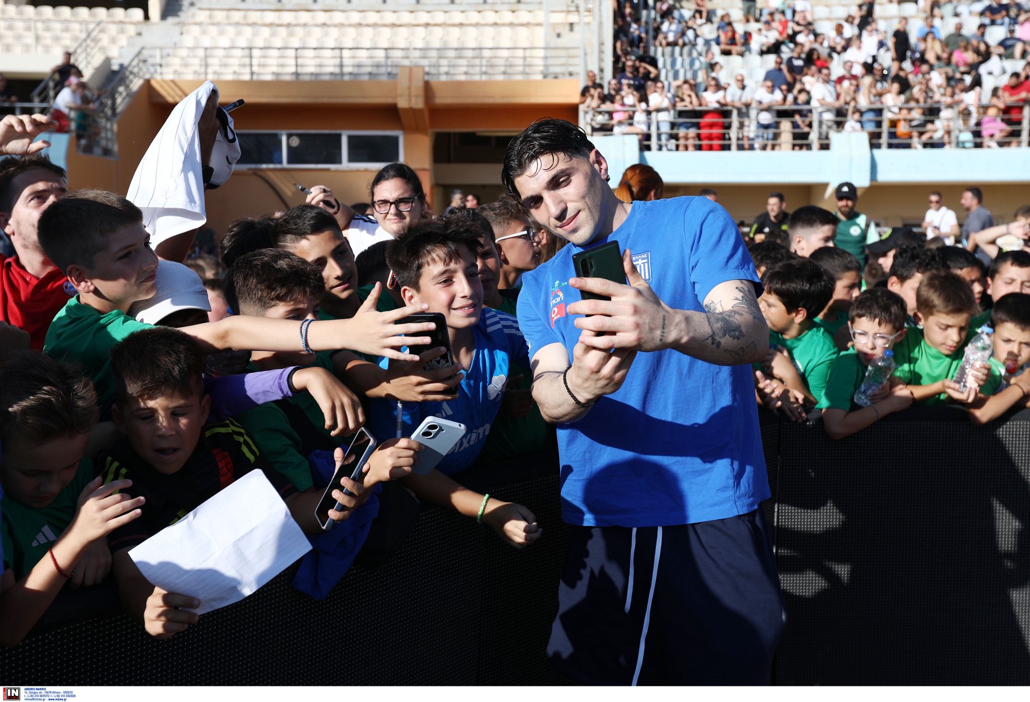 Video & Pics | Στην τελετή λήξης του 13ου Παιδικού Πρωταθλήματος οι παίκτες της Εθνικής