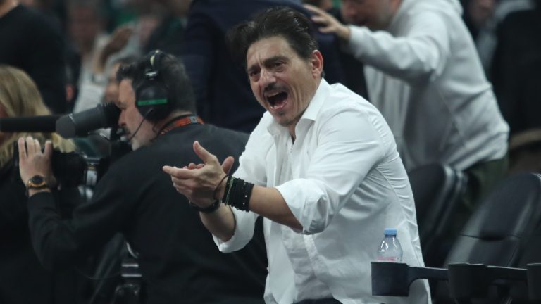 Στην προπόνηση του Παναθηναϊκού ο Δημήτρης Γιαννακόπουλος