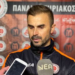 Κόλτζος: «Προσπαθήσαμε να εκμεταλλευτούμε το μομέντουμ μετά το 1-1»