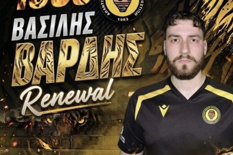 Παραμένει στoν Ανθεστίωνα ο Βασίλης Βαρδής