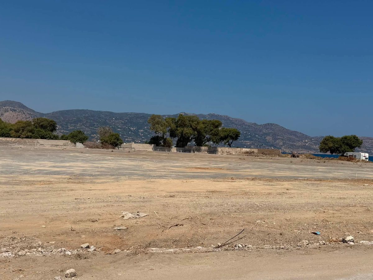 Εργοτάξιο το σπίτι του Ερασιτέχνη ΟΦΗ στην Αμμουδάρα
