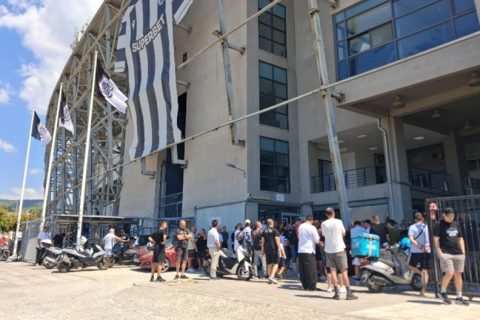 Κατάληψη από τους οπαδούς του ΠΑΟΚ στην Τούμπα!- Το πανό που αναρτήθηκε