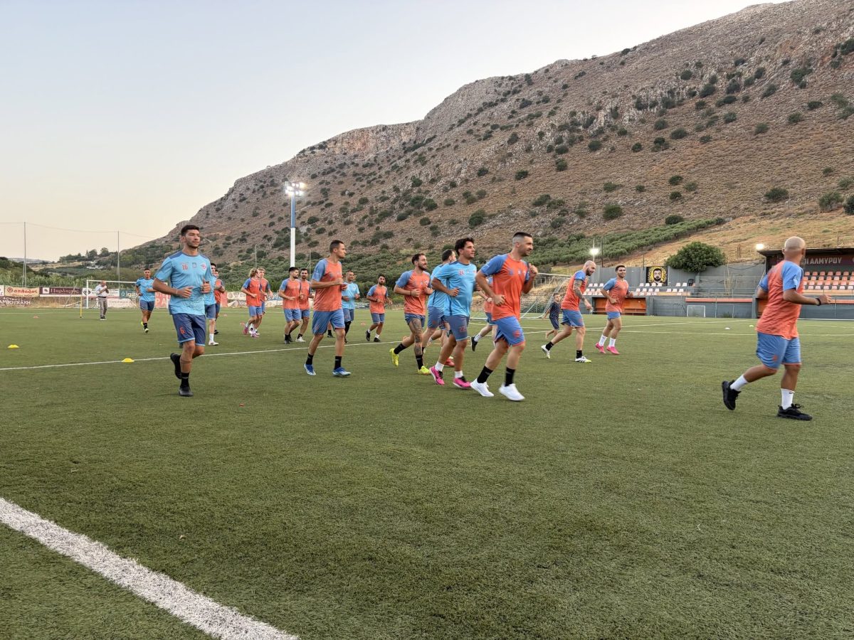 Αλμυρός: Συνεχίζει τη δουλειά και ετοιμάζεται για το πρώτο φιλικό