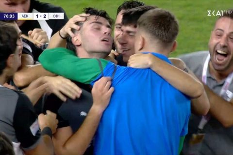 Video | Η μαγική κεφαλιά του Κωστούλα για το 2-1 του ΟΦΗ στο Super Cup