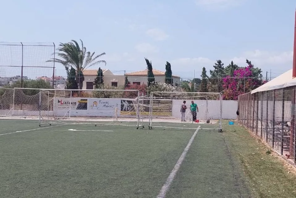 Ξεκίνησαν οι εργασίες στο γήπεδο της Μινωικής