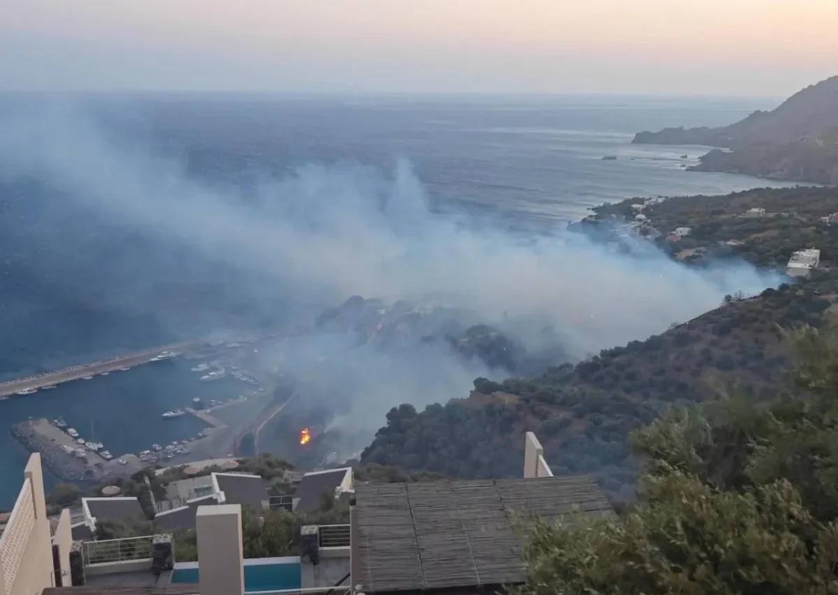 Ρέθυμνο: Στον Εισαγγελέα άνδρας που συνελήφθη για τη φωτιά στα Σελλιά