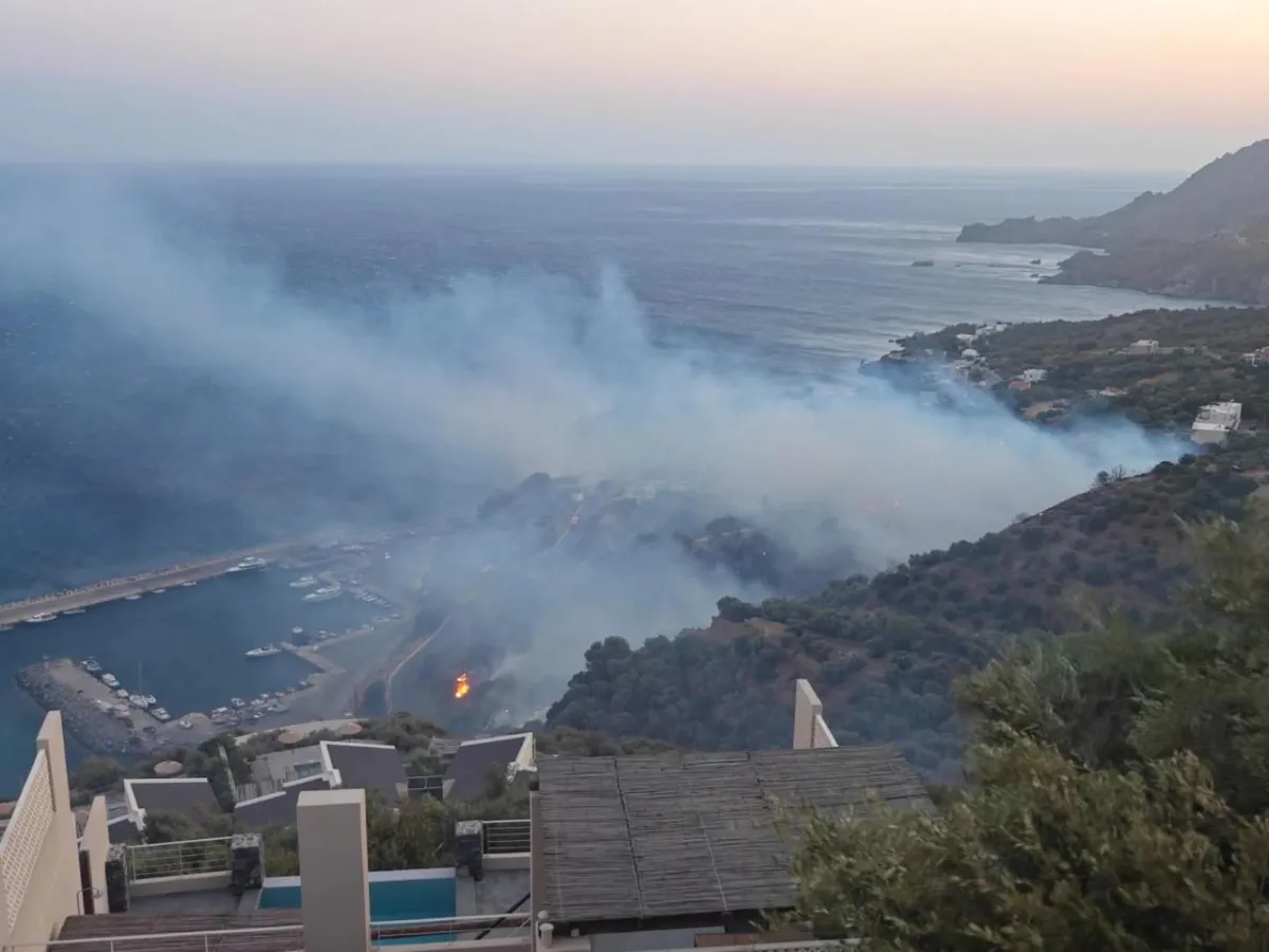 Ρέθυμνο: Στον Εισαγγελέα άνδρας που συνελήφθη για τη φωτιά στα Σελλιά