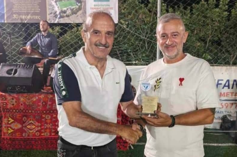 Τίμησε τον Νίκο Τζώρτζογλου η Δαμάστα