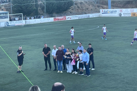 Τιμήθηκε η μνήμη του Γιώργου Γκαβόπουλου στο ημίχρονο του Εργοτέλης – Χερσόνησος