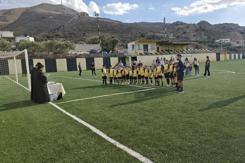 Πραγματοποιήθηκε ο αγιασμός στην ακαδημία του Κόρακα