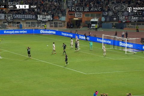 Video | ΟΦΗ – Χόφενχαϊμ: Τεράστια ευκαιρία για το 2-0 με τον Φούντα να αστοχεί από κοντά!