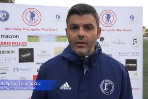 Τσουπάκης: «Το άγχος στις πρεμιέρες βαραίνει το φαβορί»