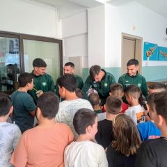 Γιούχτας: Επίσκεψη στο 1ο Δημοτικό Σχολείο Αρχανών