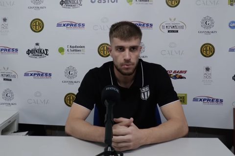 Αραμπατζής: “Ανταποκριθήκαμε στο πλάνο του προπονητή – Θα παραμείνουμε στην κατηγορία”