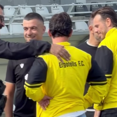 Video | Άριστο κλίμα πριν τη σέντρα του ΑΟ Τυμπακίου – Εργοτέλης