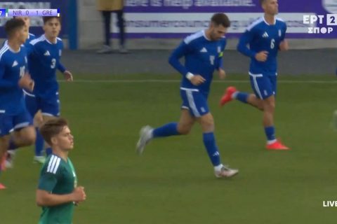 Video | B. Ιρλανδία U21 – Eλλάδα U21: 0-1, ο Μύθου με κεφαλιά δίνει το προβάδισμα στην Εθνική