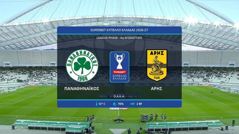 Παναθηναϊκός – Άρης 2-1 |HIGHLIGHTS|