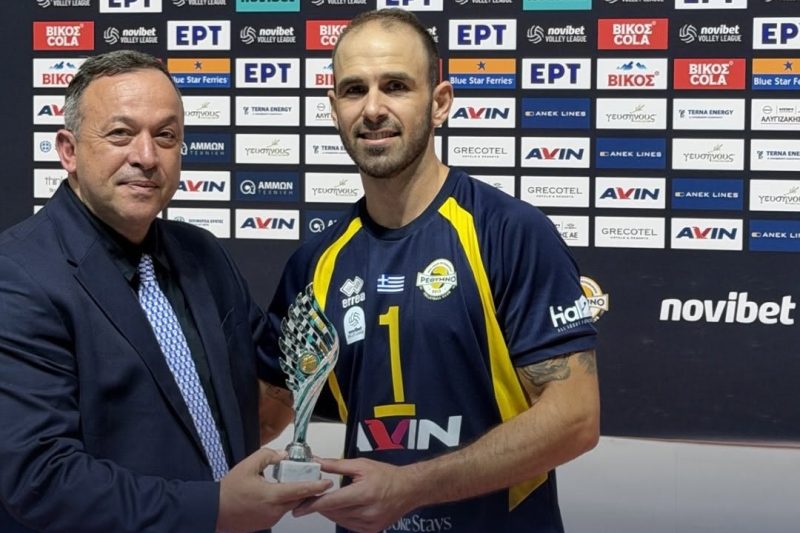 Ο MVP του Ρεθύμνου Θάνος Μαρούλης: «Στο βόλεϊ τίποτα δεν γίνεται στην τύχη…»