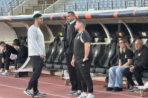 Με κολάρο στην τελευταία προπόνηση ο Χριστογεώργος